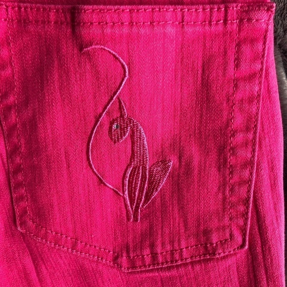baby Phat Buzz Jeans Hot pink jean pants size 9-10 - Picture 4 of 8
